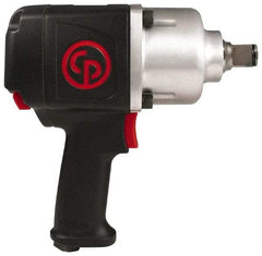 Chicago Pneumatic - 1" Drive, 6,300 RPM, 1,200 Ft/Lb Torque Impact Wrench - Pistol Grip Handle, 850 IPM, 7.5 CFM, 90 psi, 3/8" NPTF Inlet - Industrial Tool & Supply