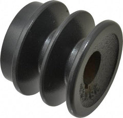 Browning - 7/8" Bore, 1-31/32 Long, 2-1/2" Outside Diam, Finished Bore Two Groove V Belt Sheave - 2.3 Belt Pitch B, 1.9" Pitch Diam of 4L Belt - Industrial Tool & Supply