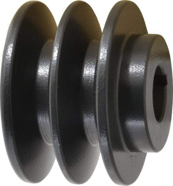 Browning - 7/8" Bore, 1-31/32 Long, 2.95" Outside Diam, Finished Bore Two Groove V Belt Sheave - 2.6 Belt Pitch B, 2.2" Pitch Diam of 4L Belt - Industrial Tool & Supply