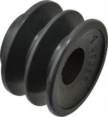 Browning - 1-1/8" Bore, 1-31/32 Long, 2.95" Outside Diam, Finished Bore Two Groove V Belt Sheave - 2.6 Belt Pitch B, 2.2" Pitch Diam of 4L Belt - Industrial Tool & Supply
