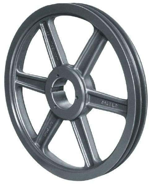 Browning - 4 Groove, 5/8 to 2-1/4 Bore Diam, 15.68" Outside Diam, QD Bushed V Belt Sheave - 15.5 5V Diam Belt Pitch - Industrial Tool & Supply