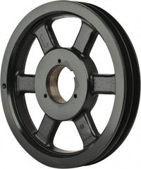 Browning - 2 Groove, 5/8 to 2-1/4 Bore Diam, 11.28" Outside Diam, QD Bushed V Belt Sheave - 11.1 5V Diam Belt Pitch - Industrial Tool & Supply