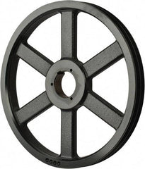 Browning - 2 Groove, 5/8 to 2-1/4 Bore Diam, 16.28" Outside Diam, QD Bushed V Belt Sheave - 16.1 5V Diam Belt Pitch - Industrial Tool & Supply