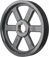 Browning - 3 Groove, 5/8 to 2-1/4 Bore Diam, 15.68" Outside Diam, QD Bushed V Belt Sheave - 15.5 5V Diam Belt Pitch - Industrial Tool & Supply