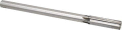 Made in USA - 0.63" Carbide-Tipped 6 Flute Chucking Reamer - Straight Flute, 9/16" Straight Shank, 2-1/4" Flute Length, 9" OAL - Industrial Tool & Supply