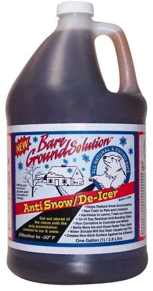 Bare Ground Solutions - 1 Gal Jug Magnesium Chloride Liquid - Effective to -25°F - Industrial Tool & Supply