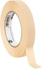 Intertape - 3/4" Wide x 60 Yd Long Tan Paper Masking Tape - Series PG5, 6.3 mil Thick, 25 In/Lb Tensile Strength - Industrial Tool & Supply