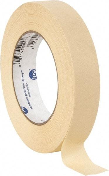 Intertape - 1" Wide x 60 Yd Long Tan Paper Masking Tape - Series PG5, 6.3 mil Thick, 25 In/Lb Tensile Strength - Industrial Tool & Supply