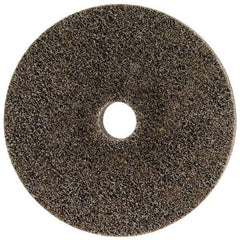 Merit Abrasives - 6" Diam, 1" Face Width, 1" Center Hole, Coarse Grade, Aluminum Oxide Deburring Wheel - Unitized, Hard Density 8 Grade, 5,000 RPM - Industrial Tool & Supply