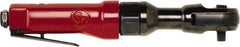 Chicago Pneumatic - 3/8" Drive, 160 RPM, 10 to 50 Ft/Lb Torque Ratchet Wrench - Inline Handle, 17 CFM, 90 psi, 1/4" Inlet - Industrial Tool & Supply