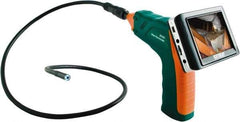 Extech - Video Borescope - 9 mm Probe Diameter, LCD Display, 712 x 486 Resolution - Industrial Tool & Supply