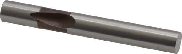 Dayton Lamina - 1/4" Shank Diam, Ball Lock, A2 Grade Tool Steel, Solid Mold Die Blank & Punch - 2" OAL, Blank Punch, Regular (LPB) Series - Industrial Tool & Supply