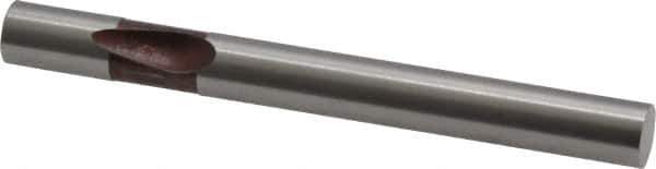 Dayton Lamina - 1/4" Shank Diam, Ball Lock, A2 Grade Tool Steel, Solid Mold Die Blank & Punch - 2-1/2" OAL, Blank Punch, Regular (LPB) Series - Industrial Tool & Supply