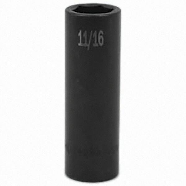 SK - Impact Socket - 1/2"DR 11/16" DEEP IMPACT SOCKET - Industrial Tool & Supply
