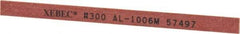 Value Collection - Rectangular, Ceramic Fiber Finishing Stick - 4" Long x 15/64" Wide x 1/32" Thick, 300 Grit, Extra Fine Grade - Industrial Tool & Supply