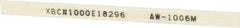 Value Collection - Rectangular, Ceramic Fiber Finishing Stick - 4" Long x 15/64" Width, 1,000 Grit, Ultra Fine Grade - Industrial Tool & Supply