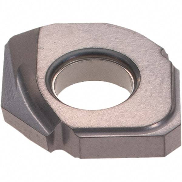 Iscar - HCDD124-090 QF Grade IC908 Carbide Milling Insert - TiAlN Finish, 0.1024" Thick, 0.4882" Inscribed Circle - Industrial Tool & Supply