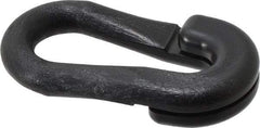 PRO-SAFE - 2" Wide Barrier Connecting Link - Celcon, Black, Use with Plastic Chain - Industrial Tool & Supply