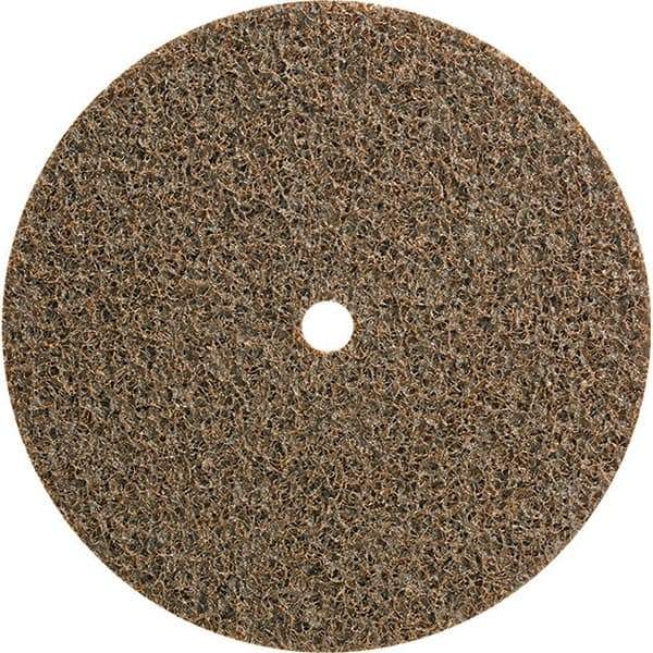 WALTER Surface Technologies - 5" Diam, Aluminum Oxide Hook & Loop Disc - Coarse Grade, Coated, Series 07-R, Quick-Step Blendex - Industrial Tool & Supply