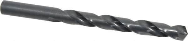 Hertel - 7/16" 135° High Speed Steel Jobber Drill - Oxide Finish, Right Hand Cut, Spiral Flute, Straight Shank, 5-1/2" OAL, Split Point - Industrial Tool & Supply