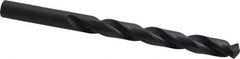 Hertel - Letter W 135° High Speed Steel Jobber Drill - Oxide Finish, Right Hand Cut, Spiral Flute, Straight Shank, 5-1/8" OAL, Split Point - Industrial Tool & Supply
