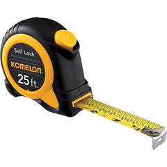 Komelon - 25' x 1" Yellow Blade Tape Measure - Industrial Tool & Supply
