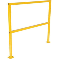 Vestil - 48" Long x 42" High, Steel Square Handrails - Industrial Tool & Supply