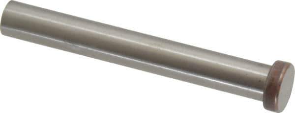 Dayton Lamina - 7/16" Head Diam, 5/16" Shank Diam, Basic Head, A2 Grade Tool Steel, Solid Mold Die Blank & Punch - 1/8" Head Height, 2-1/2" OAL, Blank Punch, Regular (KPB) Series - Industrial Tool & Supply