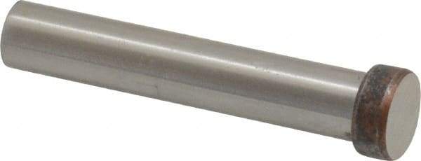 Dayton Lamina - 1/2" Head Diam, 3/8" Shank Diam, Basic Head, A2 Grade Tool Steel, Solid Mold Die Blank & Punch - 3/16" Head Height, 2-1/4" OAL, Blank Punch, Regular (KPB) Series - Industrial Tool & Supply