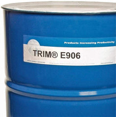 Master Fluid Solutions - Trim E906, 54 Gal Drum Emulsion Fluid - Water Soluble, For Cutting, Drilling, Tapping, Reaming - Industrial Tool & Supply