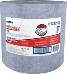 WypAll - X90 Dry Shop Towel/Industrial Wipes - Jumbo Roll, 13-3/8" x 11" Sheet Size, Blue - Industrial Tool & Supply