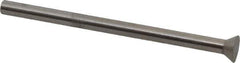 Dayton Lamina - 0.225" Head Diam, 1/8" Shank Diam, Quill Head, High Speed Steel Solid Mold Die Blank & Punch - 60° Head Angle, 0.0875" Head Height, 2" OAL, Blank Punch, KWX Series - Industrial Tool & Supply
