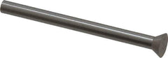 Dayton Lamina - 9/32" Head Diam, 5/32" Shank Diam, Quill Head, High Speed Steel Solid Mold Die Blank & Punch - 60° Head Angle, 7/64" Head Height, 2" OAL, Blank Punch, KWX Series - Industrial Tool & Supply