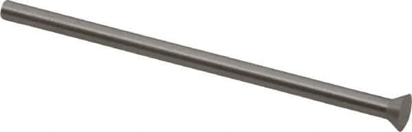 Dayton Lamina - 0.225" Head Diam, 1/8" Shank Diam, Quill Head, High Speed Steel Solid Mold Die Blank & Punch - 60° Head Angle, 0.0875" Head Height, 2-1/2" OAL, Blank Punch, KWX Series - Industrial Tool & Supply
