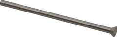 Dayton Lamina - 0.225" Head Diam, 1/8" Shank Diam, Quill Head, High Speed Steel Solid Mold Die Blank & Punch - 60° Head Angle, 0.0875" Head Height, 2-1/2" OAL, Blank Punch, KWX Series - Industrial Tool & Supply