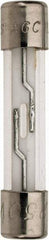 Cooper Bussmann - 250 VAC, 32 VDC, 0.01 Amp, Fast-Acting Miniature Glass Fuse - 1-1/4" OAL, 10 at 125 V kA Rating, 1/4" Diam - Industrial Tool & Supply