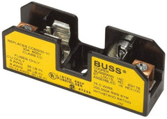 Cooper Bussmann - 2 Pole, 10 to 14 AWG, 480 VAC/VDC, 30 Amp, DIN Rail Mount Fuse Block - 3 Inch Long x 1.63 Inch Wide x 1.22 Inch High Block - Industrial Tool & Supply