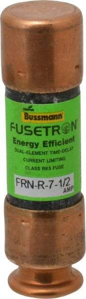 Cooper Bussmann - 125 VDC, 250 VAC, 7.5 Amp, Time Delay General Purpose Fuse - Fuse Holder Mount, 50.8mm OAL, 20 at DC, 200 (RMS) kA Rating, 9/16" Diam - Industrial Tool & Supply