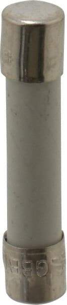 Cooper Bussmann - 125 VDC, 250 VAC, 10 Amp, Fast-Acting Miniature Ceramic Fuse - 1-1/4" OAL, 1/4" Diam - Industrial Tool & Supply