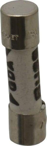 Cooper Bussmann - 250 VAC, 32 VDC, 2.5 Amp, Fast-Acting Miniature Ceramic Fuse - 20mm OAL, 5mm Diam - Industrial Tool & Supply