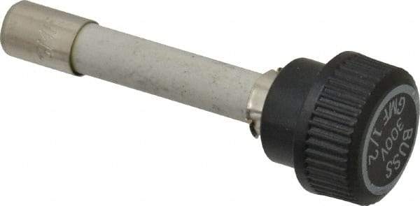 Cooper Bussmann - 300 VAC, 0.5 Amp, Time Delay Size Rejecting/NonRejecting Fuse - Fuse Holder Mount, 2-1/4" OAL, 10 at AC kA Rating, 15.9mm Diam - Industrial Tool & Supply