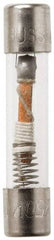 Cooper Bussmann - 250 VAC, 32 VDC, 1 Amp, Time Delay Miniature Glass Fuse - 1-1/4" OAL, 1/4" Diam - Industrial Tool & Supply