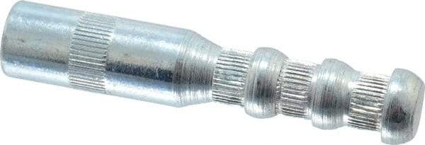 Wej-It - 1/2" Diam, 1/2" Drill, 2-3/4" OAL, 1-3/4" Min Embedment Drop-In Concrete Anchor - 12L14 Steel, Zinc-Plated Finish, Hex Nut Head, Hex Drive, 1" Thread Length - Industrial Tool & Supply