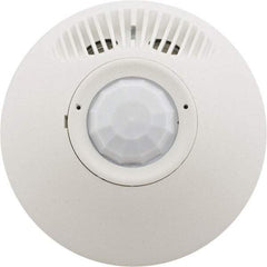 Hubbell Wiring Device-Kellems - 24 VAC/VDC, Indoor Ceiling Mount Infrared and Ultrasonic Sensor - 1-1/2 Inch High - Industrial Tool & Supply