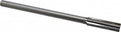 Made in USA - 0.563" Carbide-Tipped 6 Flute Chucking Reamer - Industrial Tool & Supply