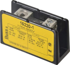 Cooper Bussmann - 1 Pole, 175 Amp, 8-2/0 AWG (Al), 14-2/0 AWG (Cu) Primary, 4-14 AWG (Cu), 4-8 AWG (Al) Secondary, Thermoplastic Power Distribution Block - 600 VAC/VDC, 1 Primary Connection, 1.96 Inch Long x 3.32 Inch Deep x 4 Inch High - Industrial Tool & Supply