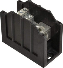 Cooper Bussmann - 1 Pole, 310 Amp, 350 kcmil-6 AWG (Cu/Al) Primary, 4-12 AWG (Al), 4-14 AWG (Cu) Secondary, Thermoplastic Power Distribution Block - 600 VAC/VDC, 1 Primary Connection, 1.96 Inch Long x 3.32 Inch Deep x 4 Inch High - Industrial Tool & Supply