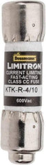 Cooper Bussmann - 600 VAC, 0.4 Amp, Fast-Acting General Purpose Fuse - Fuse Holder Mount, 1-1/2" OAL, 200 at AC (RMS) kA Rating, 13/32" Diam - Industrial Tool & Supply
