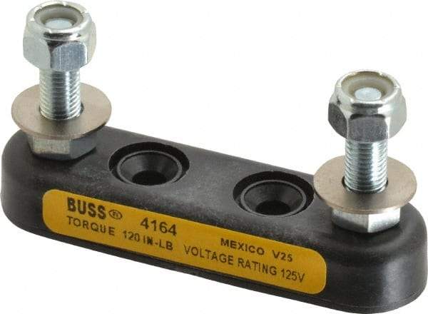 Cooper Bussmann - 1 Pole, 125 VAC, 800 Amp, Screw Mount Fuse Block - 3-3/16 Inch Fuse Length, 58.8mm Long x 24.1mm Wide x 1.62 Inch High Block - Industrial Tool & Supply