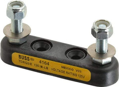 Cooper Bussmann - 1 Pole, 125 VAC, 800 Amp, Screw Mount Fuse Block - 3-3/16 Inch Fuse Length, 58.8mm Long x 24.1mm Wide x 1.62 Inch High Block - Industrial Tool & Supply